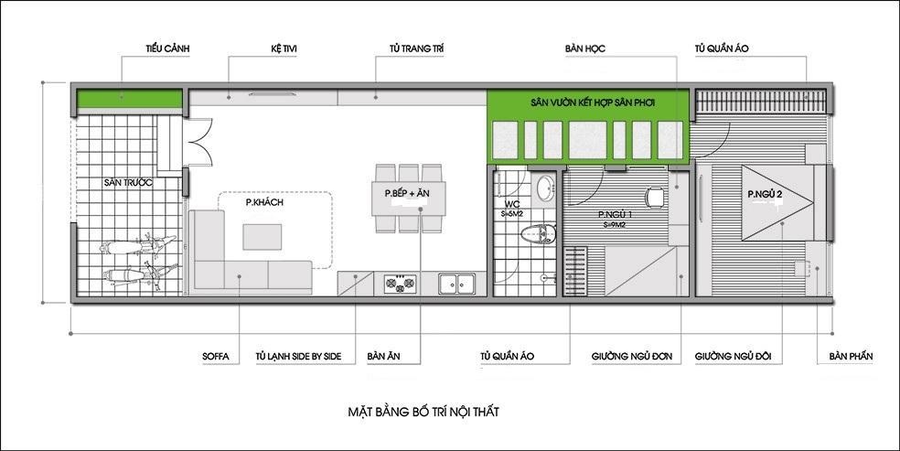 Mẫu nhà cấp 4 đẹp 100m2