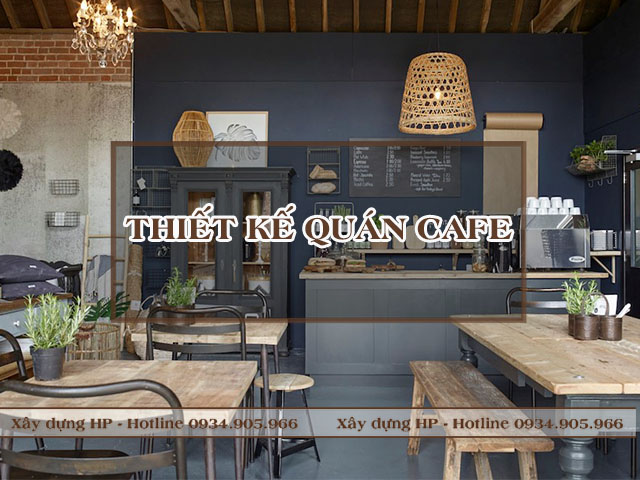 Thiết kế quán cafe theo phong cách vintage tại Hải Phòng